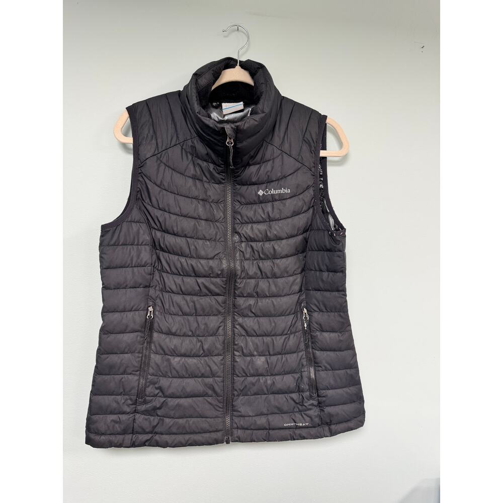 EUC! Columbia Omni Heat Down Vest - Black - Medium